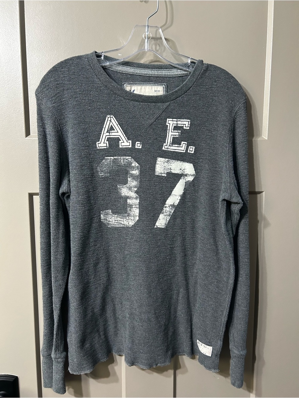 American Eagle Outfitters long-sleeve shirt Thermal Waffle Vintage Y2K